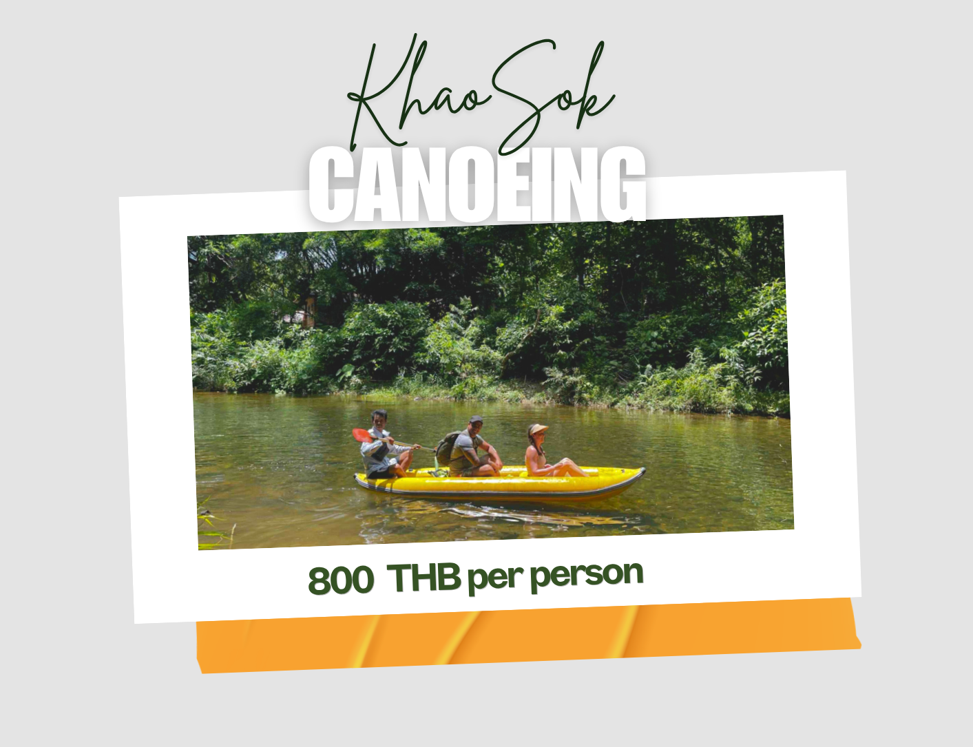 Khao Sok Canoeing